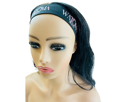 Hair elastic band for wigs with magic tape